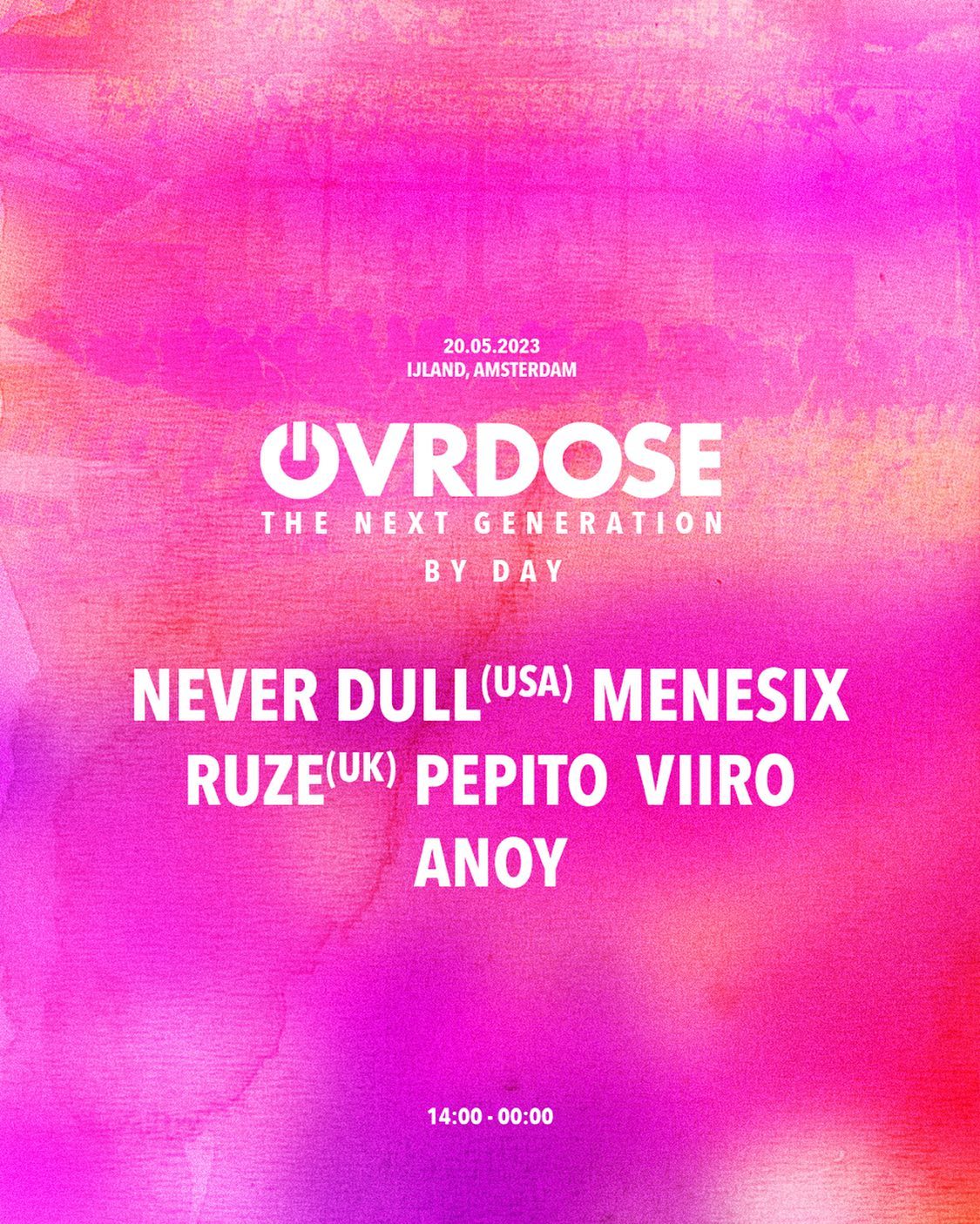 Ovrdose Festival Lineup May 20