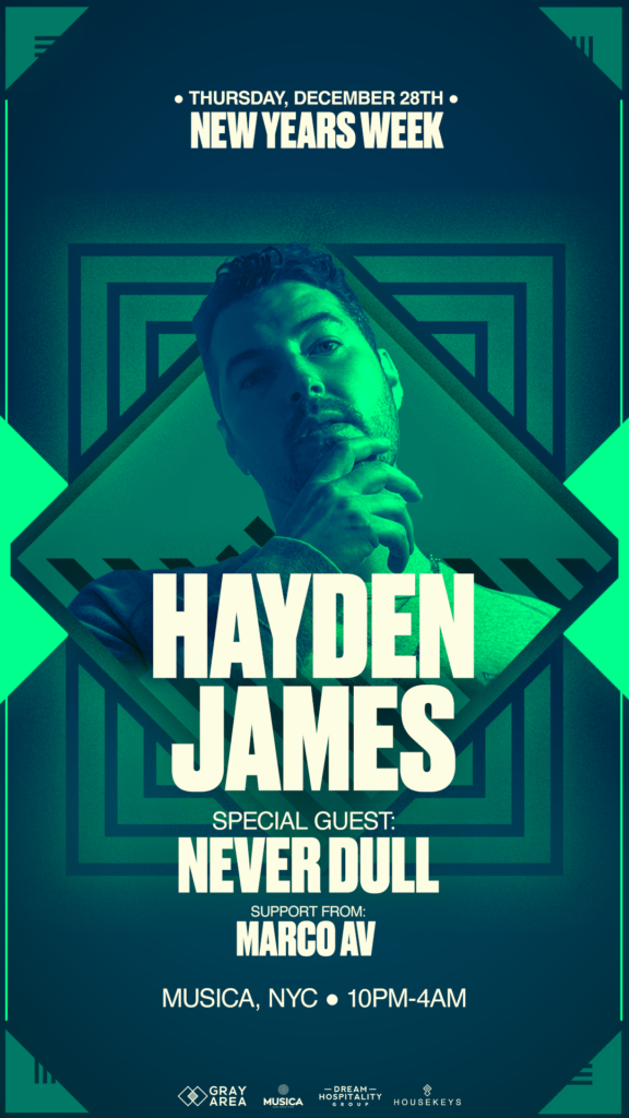 Hayden James + Never Dull New York