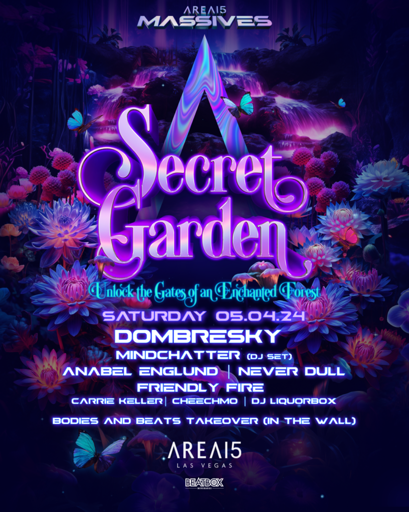 Las Vegas - Secret Garden - Never Dull + Dombresky Flyer