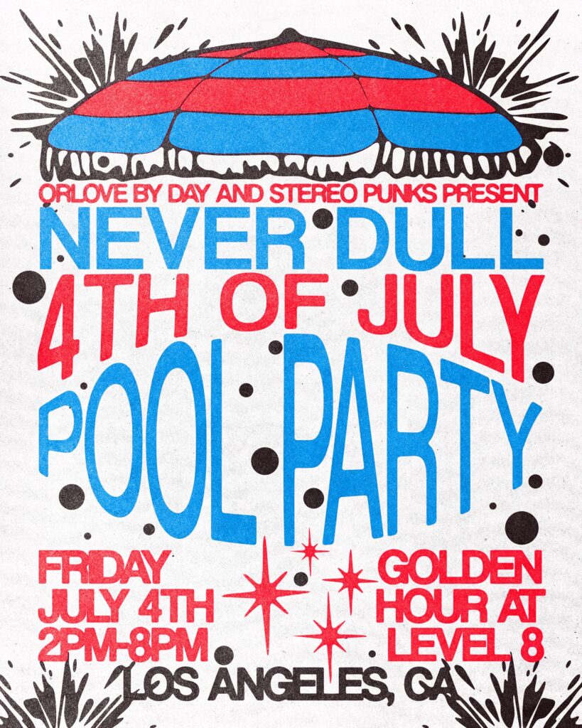 Never Dull Pool Party Golden Hour at Level 8 LA Flyer