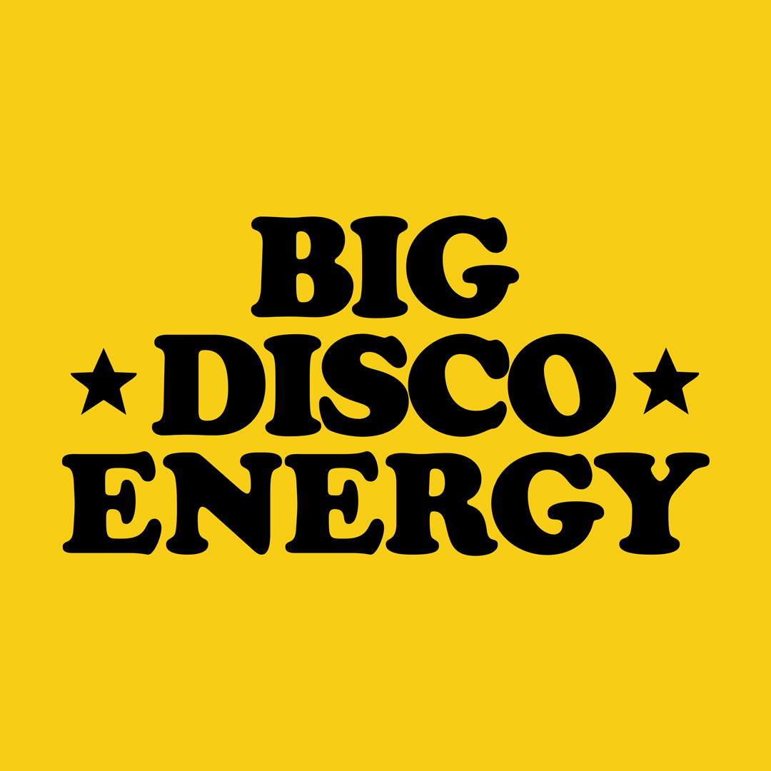 Big Disco Energy - Single Cover