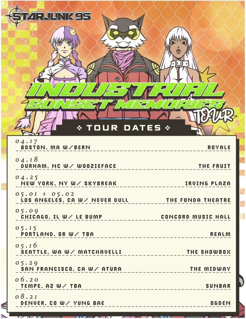 Starjunk 95 Tour Support Poster Never Dull Los Angeles